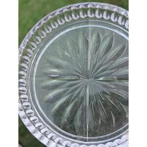 Princess House Heritage Glass Dish | Coaster Butter Pat Trinket | 4"